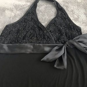 Night out backless dress shirt